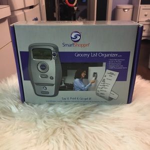 Smart shopper grocery list organizer